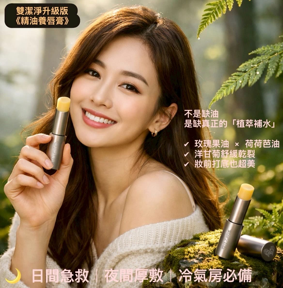 雙潔淨升級版精油養唇膏